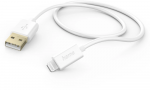 Hama USB-A - Lightning, 1.5m balta