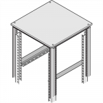 SCHROFF Eurorack kreipiančioji bėgelė, 25 kg, 600D, 1 pora