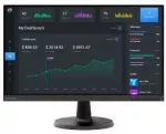 Monitorius Lenovo C24-40 60.5 cm (23.8") 1920 x 1080 pikselių Full HD LED