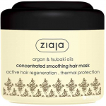 Ziaja Smoothing mask skirtas sausiems ir pažeistiems plaukams Argan ( Concentrate d Smoothing Hair Mask) 200 ml