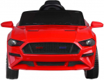 Akumuliatorinis sportinis kabrioletas vaikams Jokomisiada Mustang PA0169 | spalva: raudona