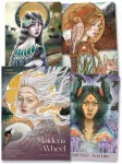 Blue Angel Mėlyna Angel Mėlyna Angel Maidens Of The Wheel Oracle Kortos