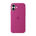Apple iPhone 16 Plus Silikoninis dėklas with MagSafe - Fuchsia