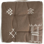 Home Styling Collection Kėdės pagalvėlė, medvilninis pagalvės užvalkalas, etninis ra&scaron;tas, 40 x 40 x 6 cm