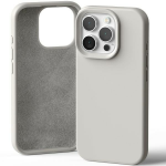Dėklas Mercury Silikoninis Apple iPhone 16 Pro 6,3" dėkals telefonui pilkos spalvos