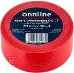 Onnline INTERNETINĖ JUOSTA 48MM/50YD RAUDONAS VADAS