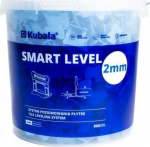 Kubala Plytelių lyginimo spaustukai 2,0 mm, 800 vnt. + 20 l kibiras
