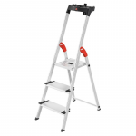 Hailo L80 ComfortLine buitinės kopėčios / aliuminio / 3 pakopų
