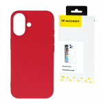 Silikoninis dėklas Wozinsky Silicone Samsung Galaxy S24 FE - dėklas telefonui raudonos spalvos