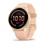 I&scaron;manusis laikrodis Garmin v&iacute;voactive&reg; 6, Metalinės &scaron;viesiai rožinės spalvos su &scaron;viesiai rožiniu dirželiu