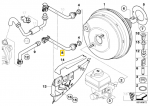Bmw X5 E70 2006 2010 Vakuumo Vamzdis Originalus 11667551595