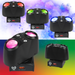 LIGHT4ME SID2 - 4 viename LED daugiafunkcis spindulys/lazeris/stroboskopas