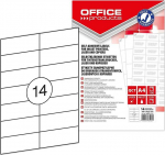 Office Products Etiketės Office Products A4 105x42,3 mm baltos (100)