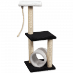 Magic Cat Namelis katėms : Placek Cat Scratching Tree MC Andrea 35*35*85cm, smėlio spalvos, juodas