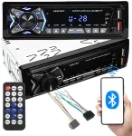 Automobilio radijo &bdquo;Bluetooth&ldquo; USB &bdquo;Aux SD&ldquo; 1 DIN garsiakalbio nuotolinio valdymo pultas