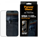 Panzer Glass Grūdintas stiklas PanzerGlass Stealth Ultra-Wide Fit Fastfit do iPhone 17 Pro Max