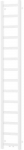Mexen Bolt vonios radiatorius, 1800 x 300 mm, 351 W, baltas