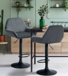 Mville Baro kėdė "Braga velvet" juoda