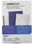 GBC Ok� do bin GBC LeatherGrain A5 bia�