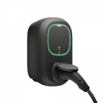 Wallbox Socket | Pulsar Pro | 22 kW | Wi-Fi, 4G, Ethernet, Bluetooth | Juodas