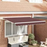Markizės pakaitinis audinys Ruda 235 x 195 cm Poliesteris