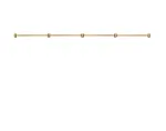 10,5W LED pakabinamas &scaron;viestuvas ART MODULAR 5, &scaron;lifuoto aukso sp., 3000K, 160cm, DALI