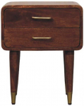 Artisan Furniture Naktinis staliukas su 2 stalčiais