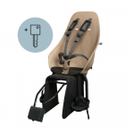 Children's chair with frame attachment URBAN IKI Ta-ke BIO, Oishi rusvai gelsvas/Bincho Juodas