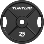 Olimpiniai ketaus svarmenys TUNTURI Platinum 2,5&ndash;25 kg (Svoris: 25 kg)
