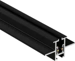 Užglaistomas magnetinės sistemos ZAMBELIS MAGNETIC 3MM bėgelis, juodas, TRIAC/DALI, 48V, 2m, 25129