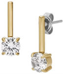 Fossil Auksuoti auskarai su cirkoniais Ellis JF04897710