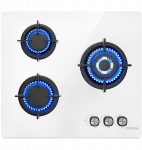 ISEASY MGBG-603 trijų zonų dujinė kaitlentė, baltos spalvos