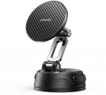 Joyroom JR-ZS51 magnetic car holder with suction cup for windshield or dashboard - juodas