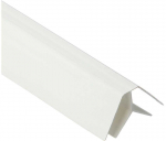 PVC dailylentės vidinis kampas 101 (309,317), baltos sp., 3 m ilgio