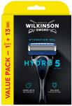 Barzdaskutė Wilkinson Hydro 5 Skin Hydration maszynka do golenia su 5 ostrzami i 13 wkład&oacute;w