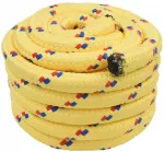 Laivo virvė 6 mm 5 m Geltona