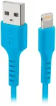 SBS duomenų perdavimo ir įkrovimo kabelis | USB-A į Lightning | mėlynas