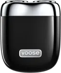 Laifen Yoose Mini 2.0 golarka, maszynka elektrinė vyri&scaron;ka, IPX7, USB-C, podr&oacute;żna, juoda