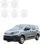 GrizzGlass Balta techninė danga HeavyDuty Baltas po rankenomis, skirta Peugeot Partner (2018-2026) [5w1] (GRZ22421)