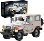Konstruktoriaus kaladėlės CaDA Visureigis Toyota Land Cruiser FJ40 1:24 374 elementai C55042W
