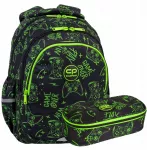 Cool Pack Coolpack kuprinė ir penalas berniukui "game Night" 1-3 klasei