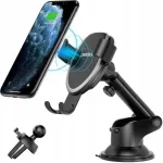 Choetech Qi 10w įkroviklis su laikikliu + micro Usb kabelis 1,2m