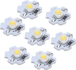 Viagasafamido lempos karoliukai, 25 vnt. axd-1w-5v led lustai, 5v lustinė lemputė, 200lm 1w didelės galios lempos karoliukai skirti "pasidaryk pats" ap&scaron;vietimo įrenginiams, 3d sienų panelės (natūrali &scaron;viesa)