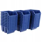 30x Botle mėlynas dėklas-organaizeris 115x85x60 mm rū&scaron;iavimui dirbtuvėse