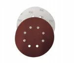 &Scaron;lifavimo diskeliai su velcro 180 mm popierius su skylutėmis 100 vnt Gr80