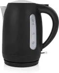 Princess Juodas Steel virdulys - 1.7 litro talpa, 2200 W, 360&deg; besisukantis, lygio indikatorius, filtro ekranas, paslėptas kaitinimo elementas, 236032