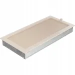 Židinio ventiliacinė grotelė kreminė su žaliuzėmis 22x45