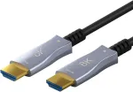 Goobay 65564 hdmi 2.1 (aoc) kabelis 80 m / 8k 60 hz ir 4k 120 hz &scaron;viesolaidinis kabelis / optinis hdmi kabelis, skirtas hdtv, projektoriui, monitoriui ir kt. / aktyvus av kabelis