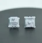 Gateron Smoothie Sidabrinis klaviatūros jungikliai, linijiniai Rgb Led 5 kontaktų, gamykli&scaron;kai i&scaron; anksto sutepti 45gf, pilnas Pom klavi&scaron;ų jungiklis, skirtas Mx mechaninei klaviatūrai (105 vnt.)