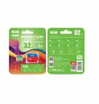 Xo 32gb microsdhc atminties kortelė su adapteriu, žalia, universali, c10